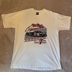Vintage Dale Earnhardt Dr. Dale 90s Nascar XL T-Shirt 100% Cotton